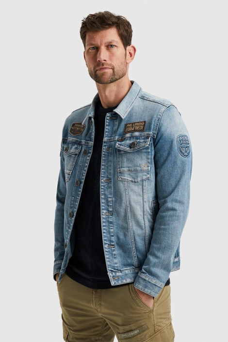 PME legend denim jacket summer blue denim
